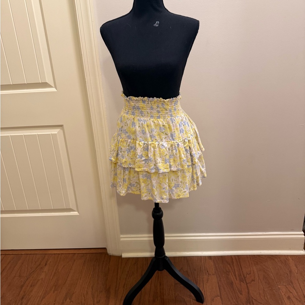 GB Floral Yellow Skirt